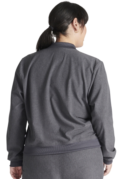 Работен жакет с дълъг ръкав дамски CK349A  Heather Pewter