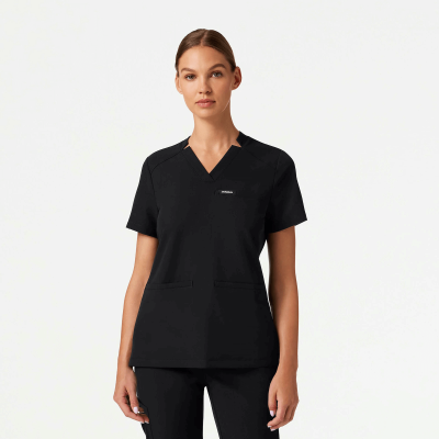Медицинска туника дамска Helia Slim Black W10015