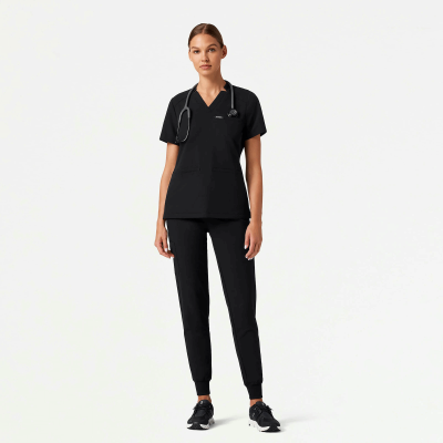 Медицинска туника дамска Helia Slim Black W10015