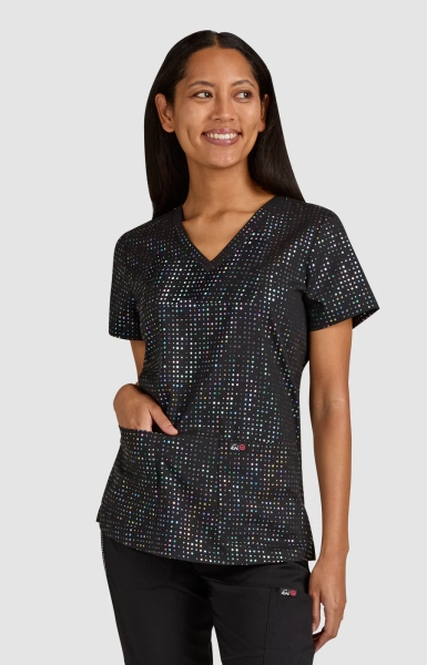 Медицинска работна туника дамска 1082PR Iridescent Black