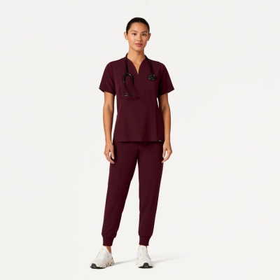 Медицинска туника дамска W10003 Calix Burgundy