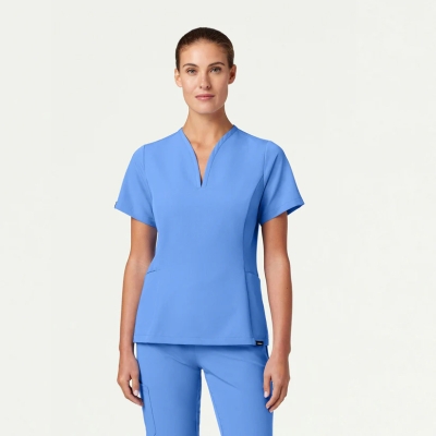 Медицинска туника дамска W10003 Calix  Ceil Blue