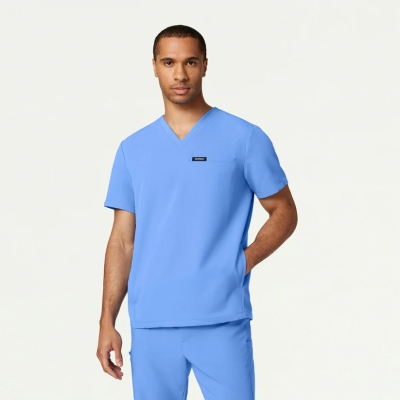 Медицинска работна туника мъжка M10002 Platt  Ceil Blue