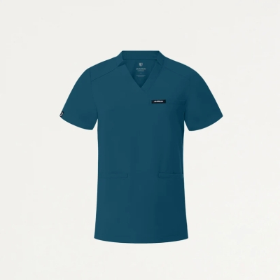 Медицинска туника дамска Helia Slim W10015  Caribbean Blue