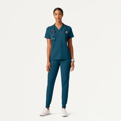 Медицинска туника дамска Helia Slim W10015  Caribbean Blue