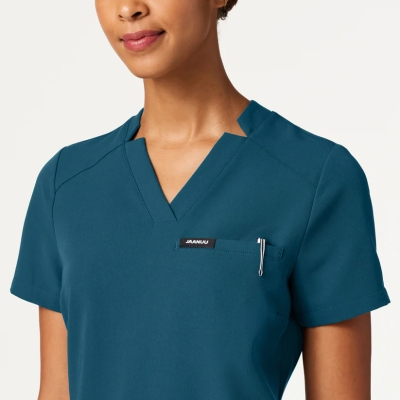 Медицинска туника дамска Helia Slim W10015  Caribbean Blue