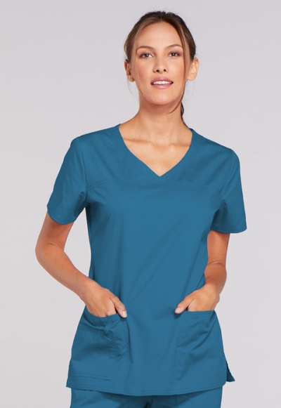Медицинска работна туника дамска 4727 CARIBBEAN BLUE