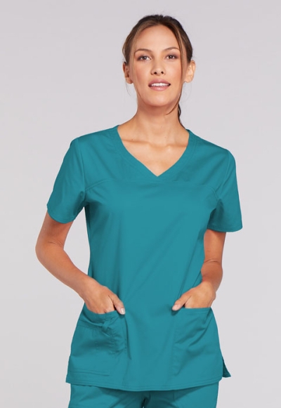 Медицинска работна туника дамска 4727 TEAL BLUE