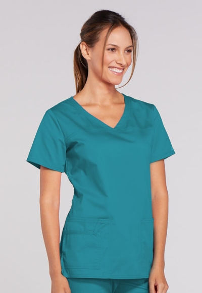 Медицинска работна туника дамска 4727 TEAL BLUE
