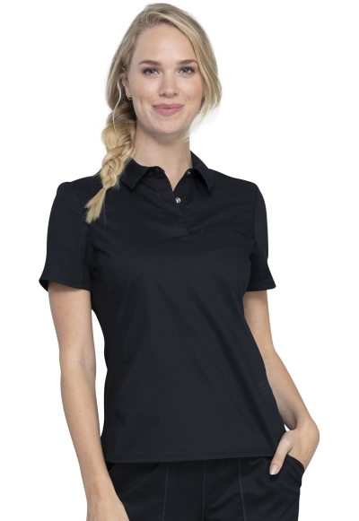 Дамска туника с яка и копчета WW698 BLK