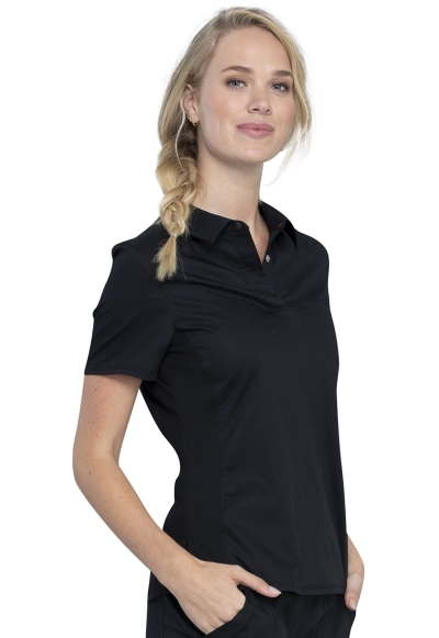 Дамска туника с яка и копчета WW698 BLK