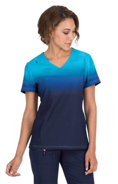 Медицинска работна туника дамска 370PR/ Electric Blue/Navy