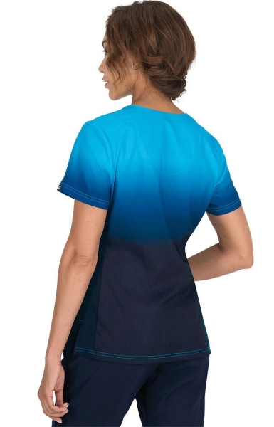 Медицинска работна туника дамска 370PR/ Electric Blue/Navy