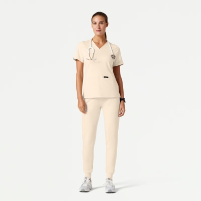 Медицински работен панталон дамски Rubi Slim Jogger Sand