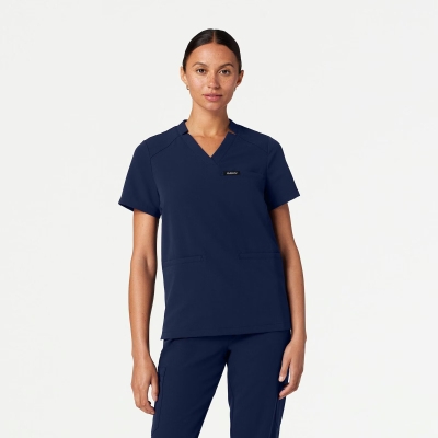 Медицинска туника дамска Helia Classic Navy W10002
