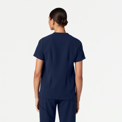 Медицинска туника дамска Helia Classic Navy W10002
