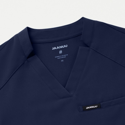 Медицинска туника дамска Helia Classic Navy W10002